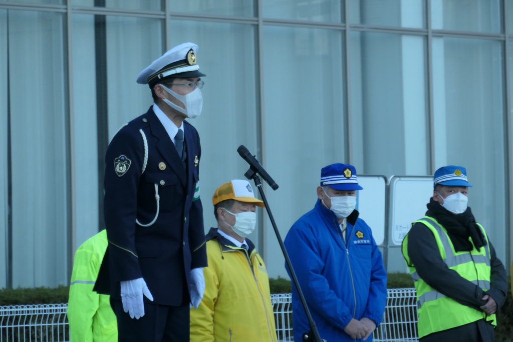 静岡南警察署 令和4年「年末の交通安全県民運動」出陣式